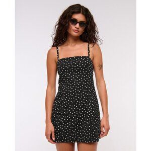 NWT Black Polka Dot A&F Bra-Free Everyday Skort | Black & White Polka Dot Romper